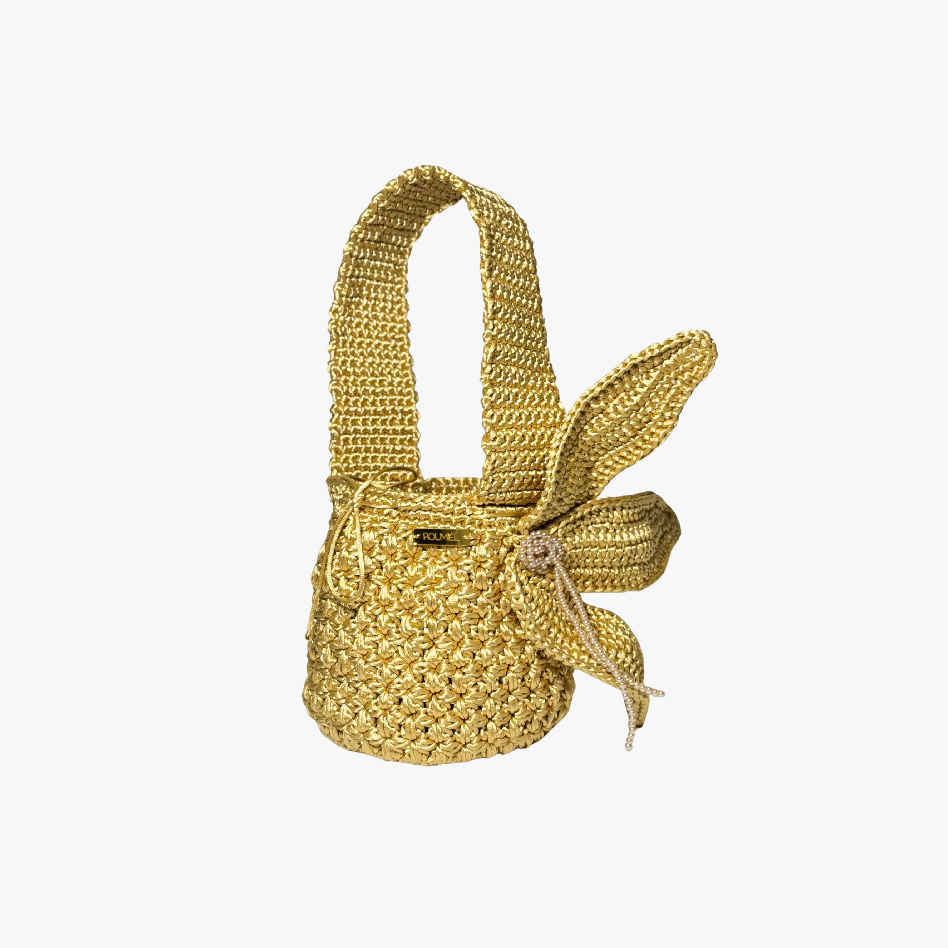 Cayena Dorada Mochila Tejida