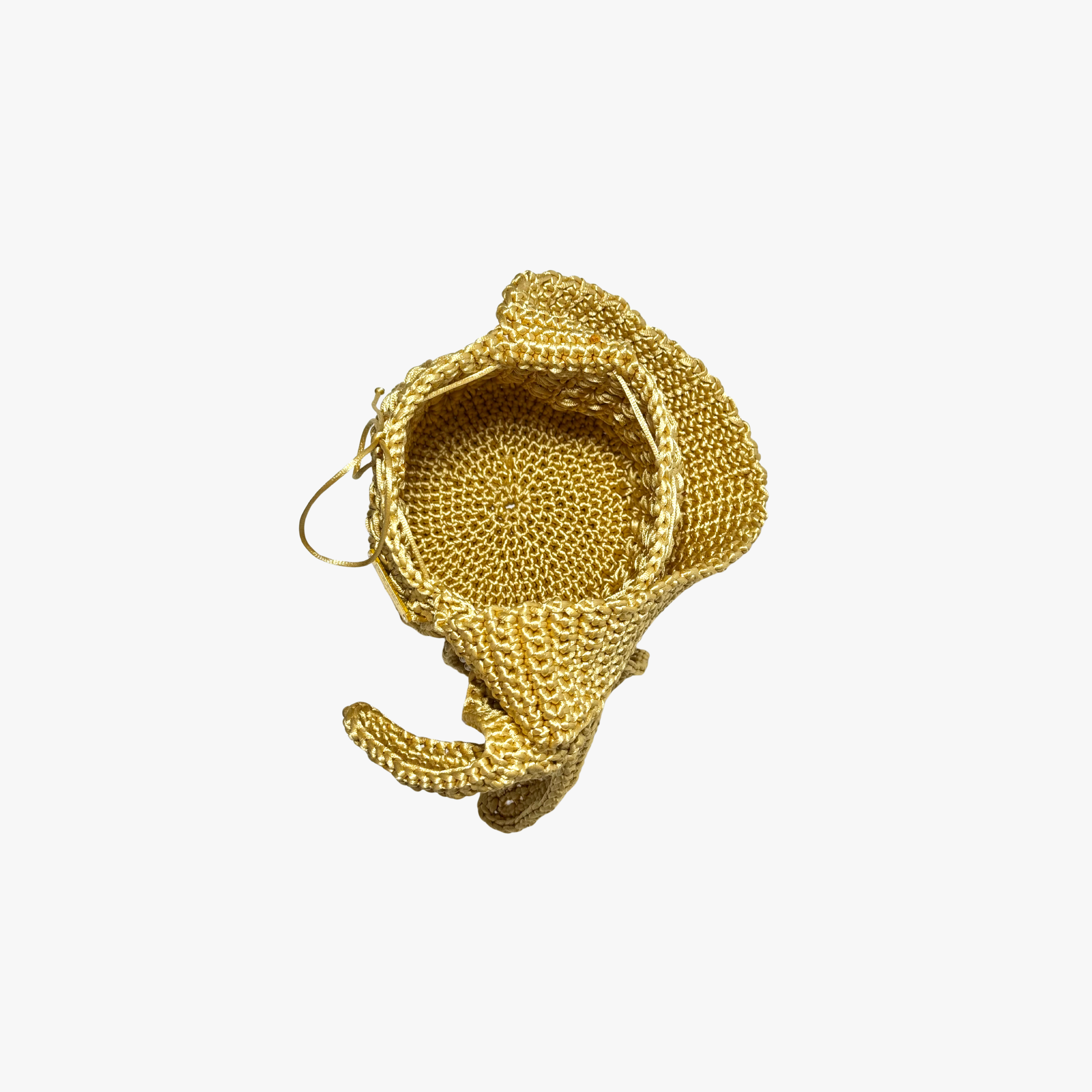 Cayena Dorada Mochila Tejida