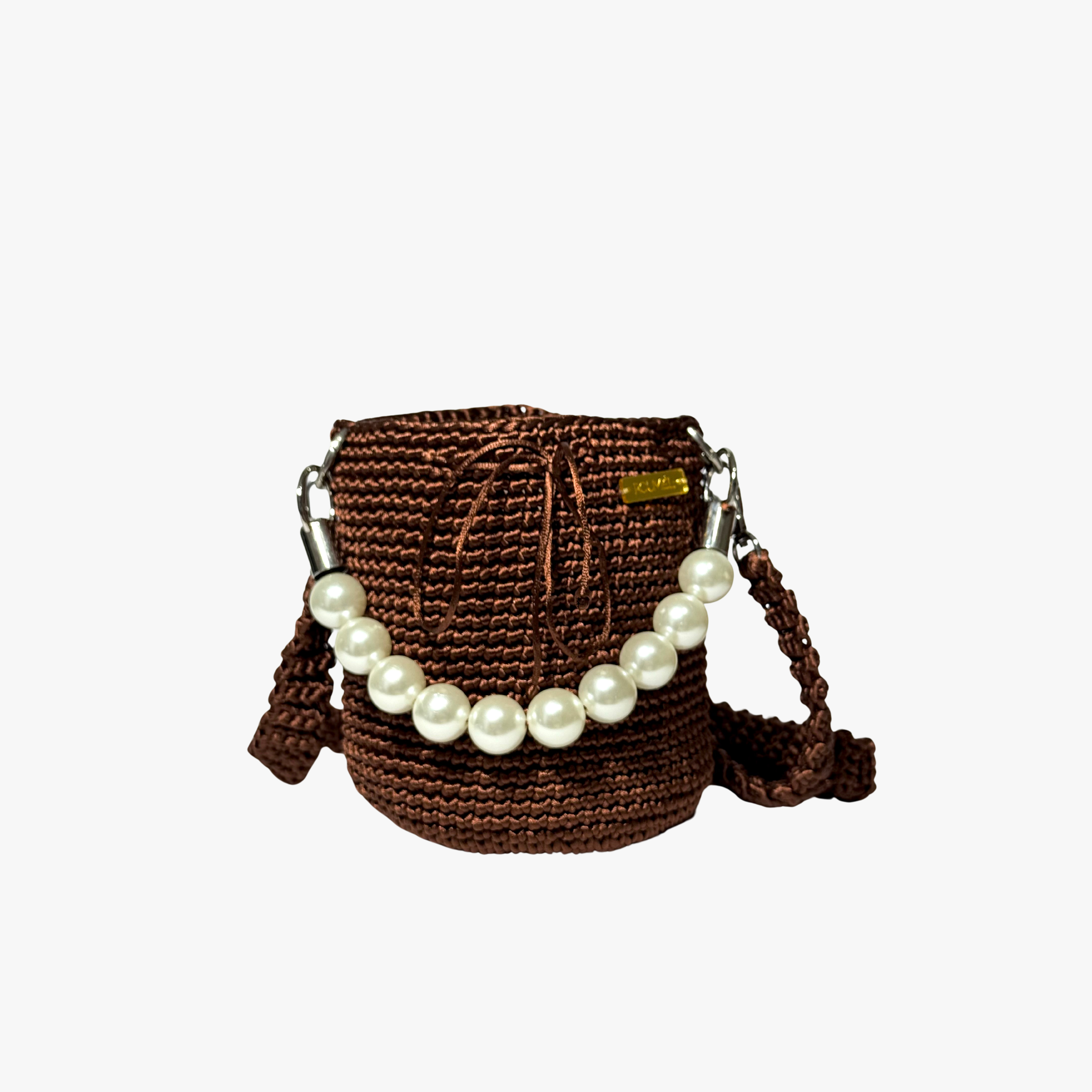 Matilde Chocolate Mochila Tejida
