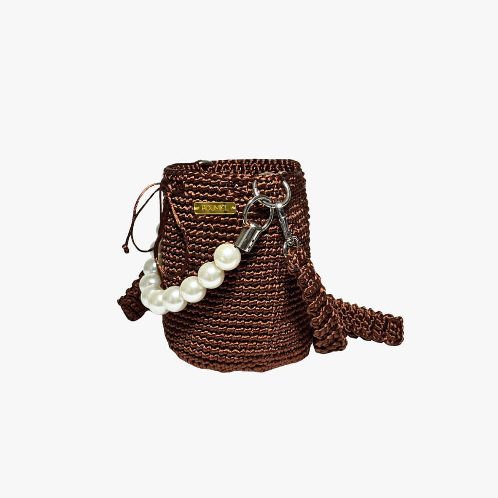 Matilde Chocolate Mochila Tejida