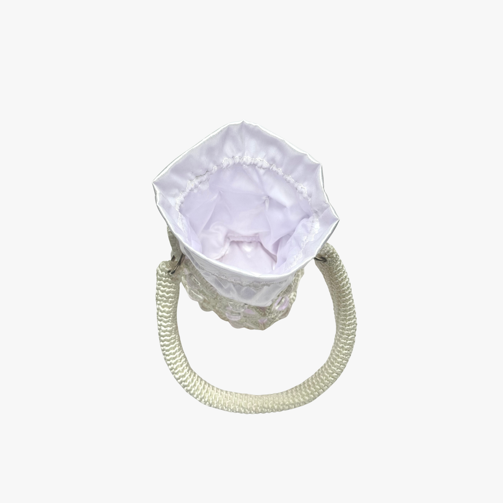 Lucero Blanca Mochila Tejida