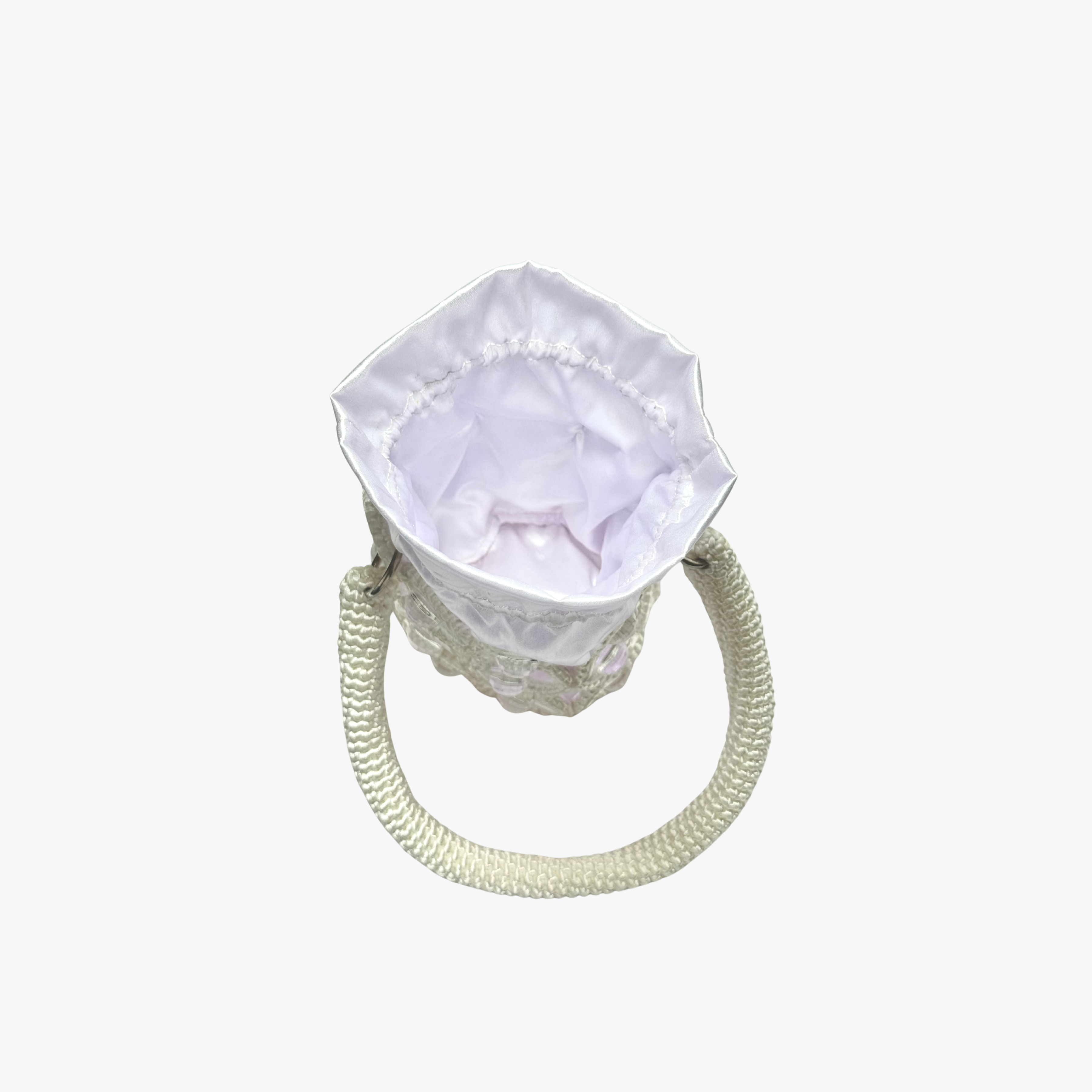 Lucero Blanca Mochila Tejida