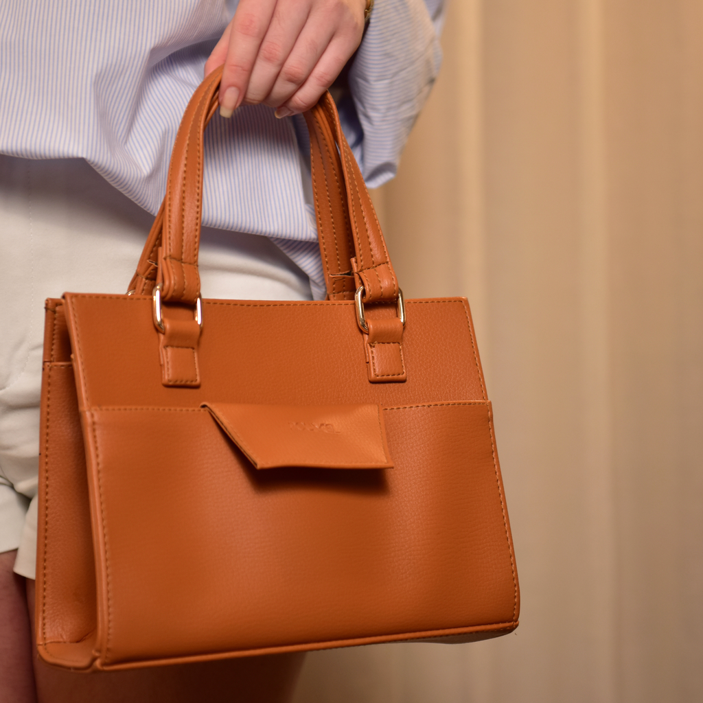 Génova Caramelo Satchel bag
