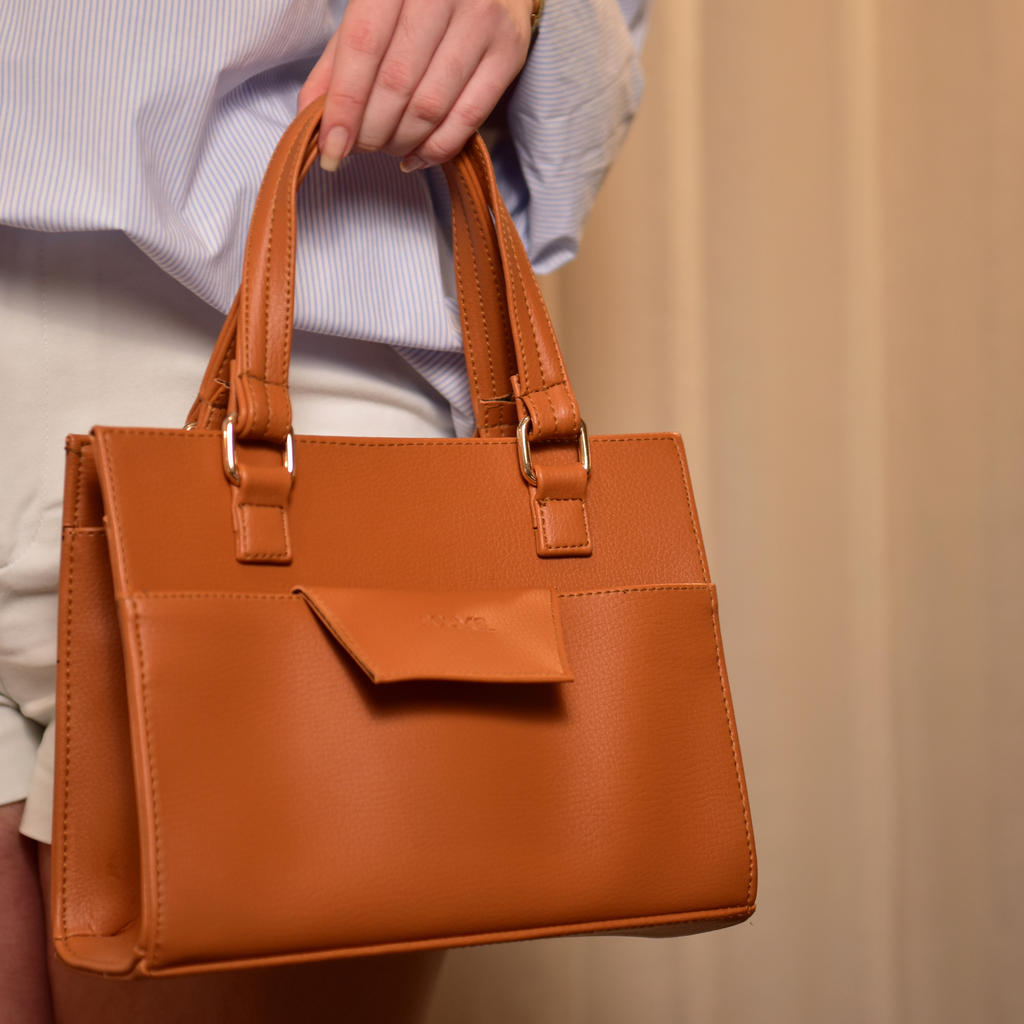 Génova Caramelo Satchel bag